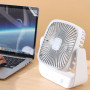 Вентилятор Circulating настільний з нахилом (з вбуд. акум.) (22,5сm)
