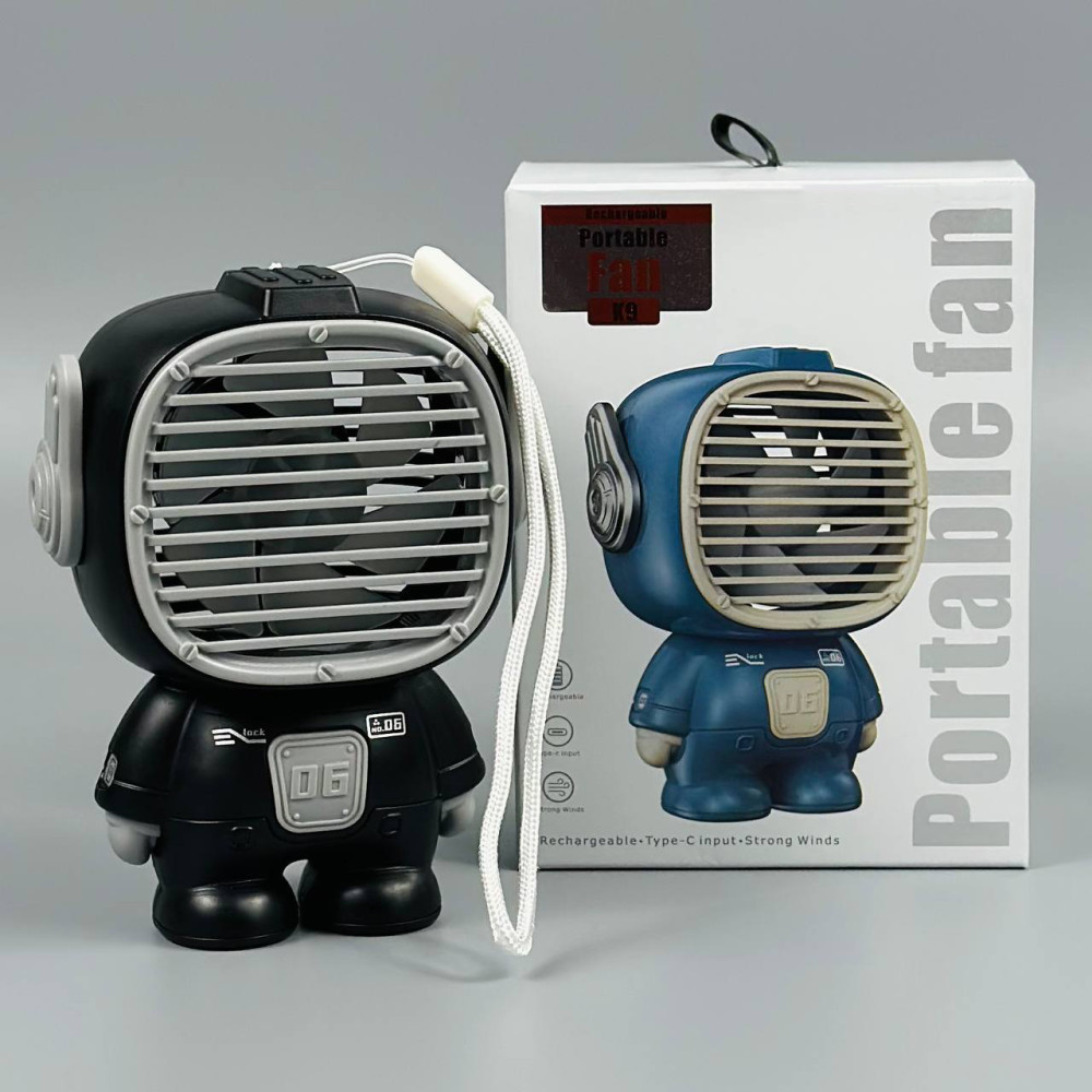 Вентилятор Mini K9 Astronaut (з вбуд. акум.) (11,3сm)