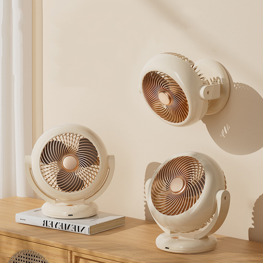 Вентилятор F8 Mini настільний з нахилом (з вбуд. акум.) (17,6сm) 