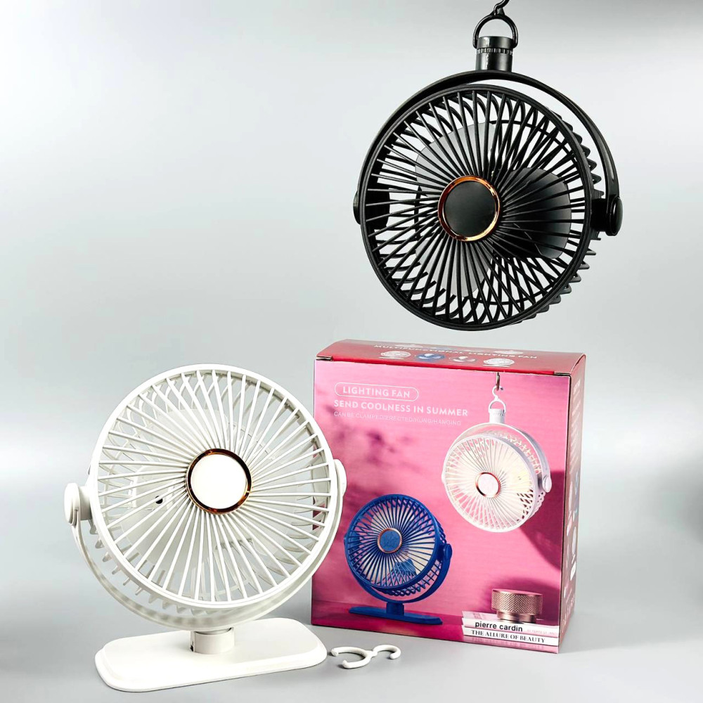 Вентилятор Mini 32 3in1 настільний, підвісний з нахилом (з вбуд. акум.) (18cm)