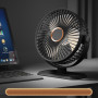 Вентилятор Mini 32 3in1 настільний, підвісний з нахилом (з вбуд. акум.) (18cm)