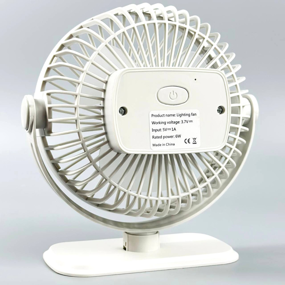 Вентилятор Mini 32 3in1 настільний, підвісний з нахилом (з вбуд. акум.) (18cm)