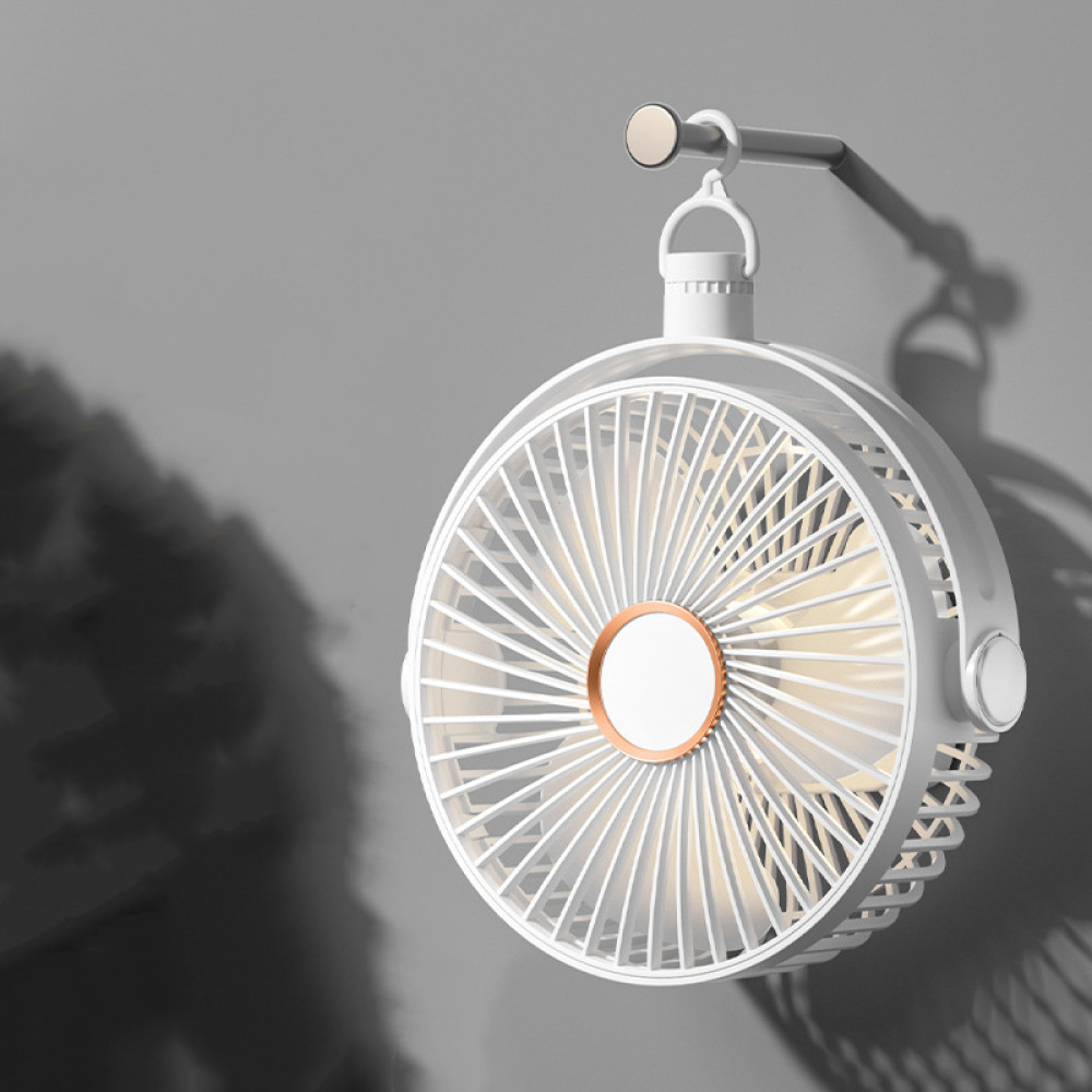 Вентилятор Mini 32 3in1 настільний, підвісний з нахилом (з вбуд. акум.) (18cm)