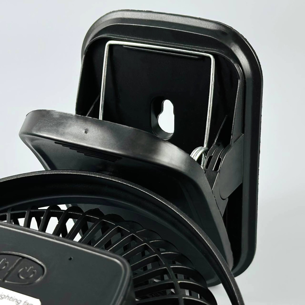 Вентилятор Mini 31 3in1 на прищіпці, підвісний з нахилом (з вбуд. акум.) (19,2cm)