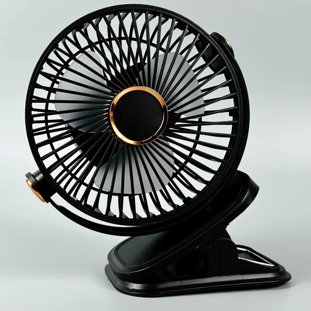 Вентилятор Mini 31 3in1 на прищіпці, підвісний з нахилом (з вбуд. акум.) (19,2cm)