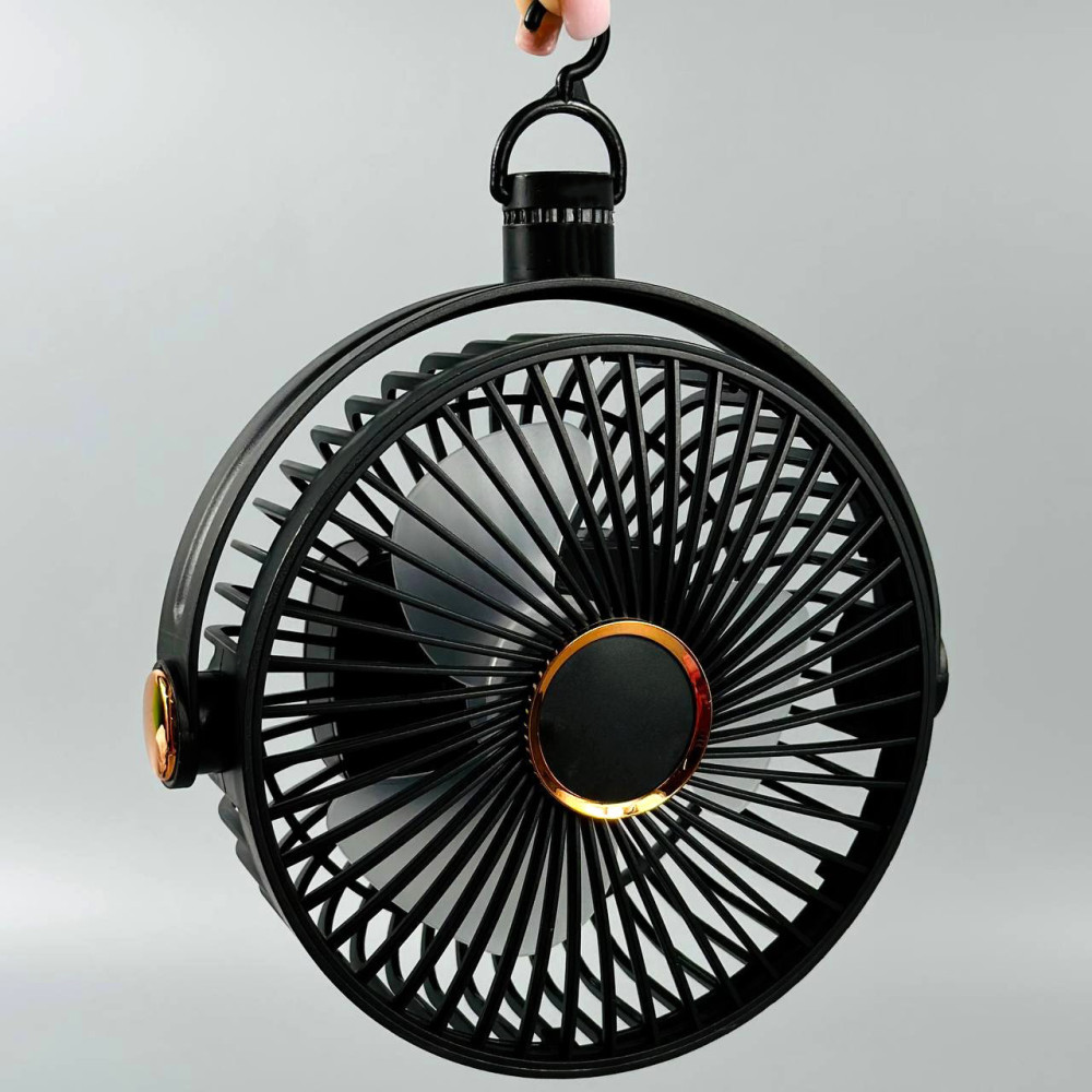 Вентилятор Mini 31 3in1 на прищіпці, підвісний з нахилом (з вбуд. акум.) (19,2cm)