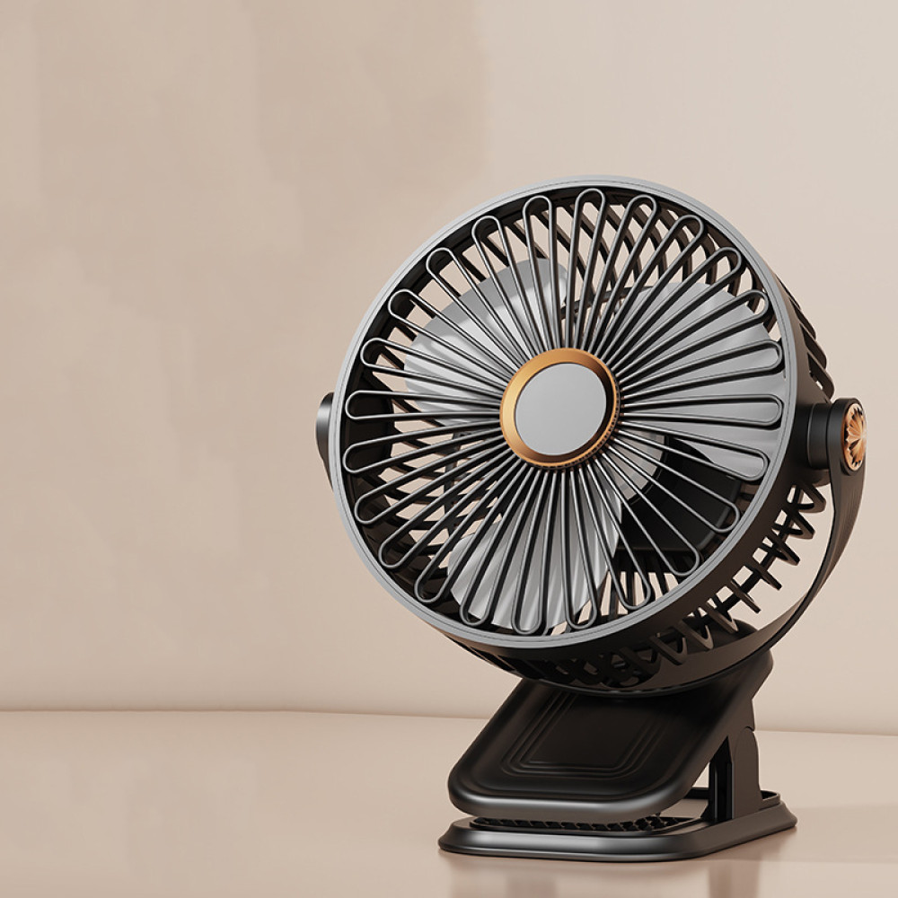 Вентилятор Mini 31 3in1 на прищіпці, підвісний з нахилом (з вбуд. акум.) (19,2cm)