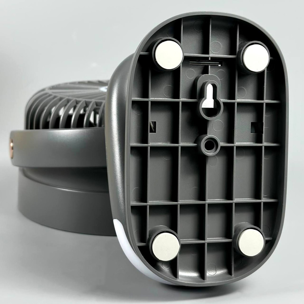 Вентилятор S6 3in1 на прищіпці з нахилом 2400mAh (з вбуд. акум.) (26cm)