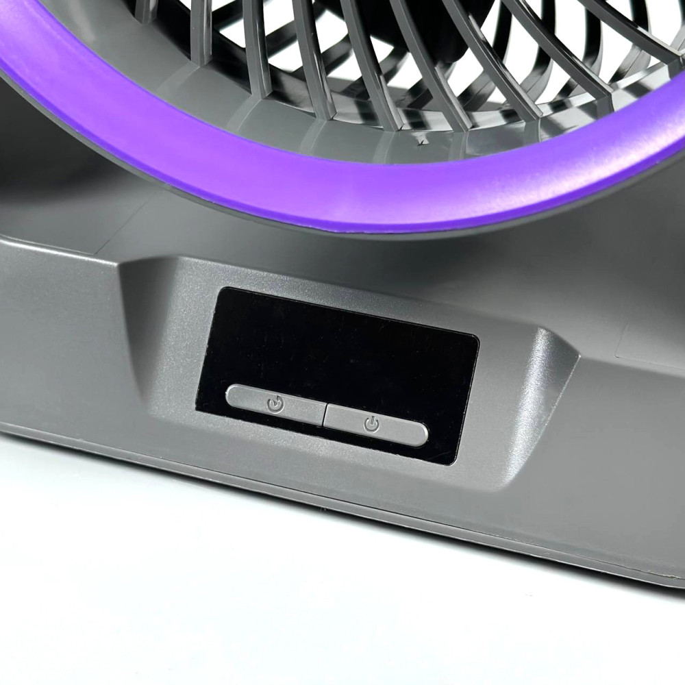 Вентилятор S2 настільний з нахилом та цифровим дисплеєм 3600mAh (з вбуд. акум.) (20сm)