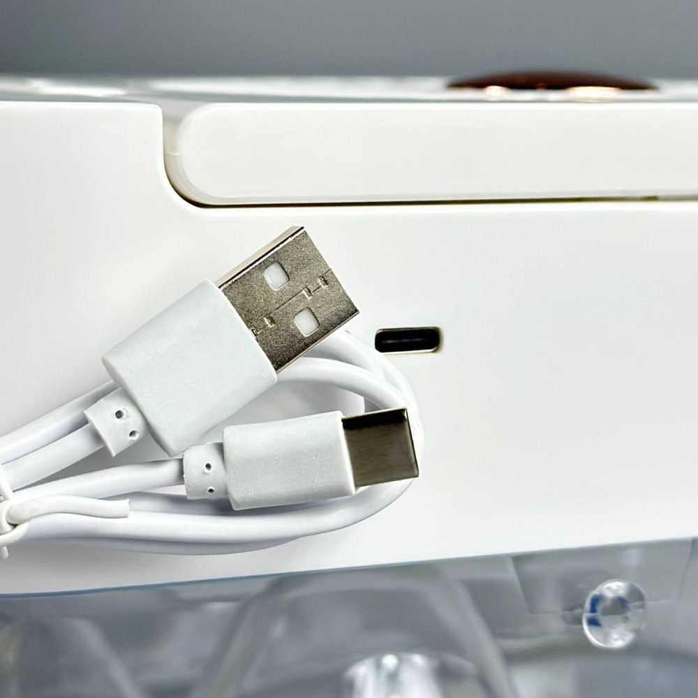 Вентилятор JX-001 з функцією охолодження та зволоження повітря 4000mAh (з вбуд. акум.) (27,5cm)