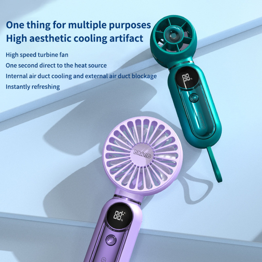 Вентилятор C02 + Power Bank Fan (17,5см) (з вбуд. акум.)