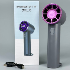 Вентилятор T29 з цифровим дисплеєм 3000mAh (з вбуд. акум.) (15,4см)