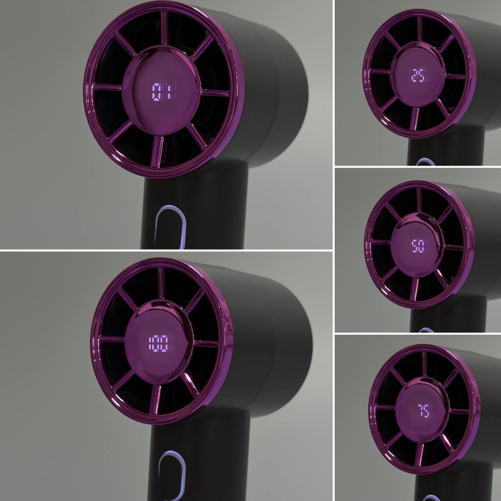 Вентилятор T29 з цифровим дисплеєм 3000mAh (з вбуд. акум.) (15,4см)