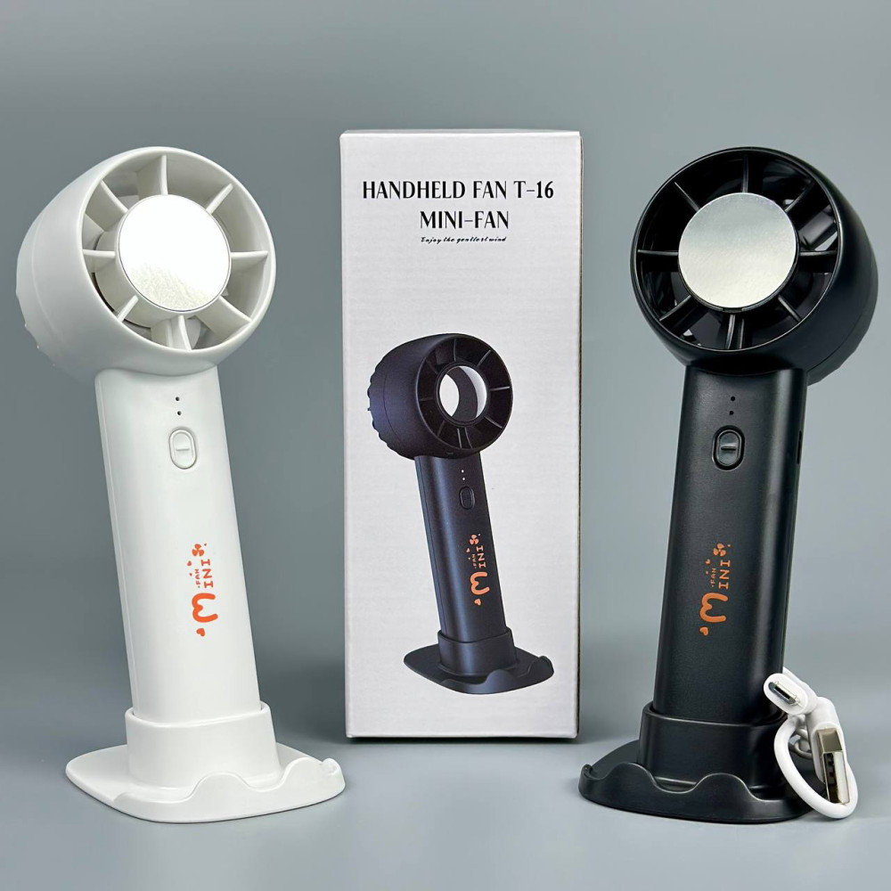 Вентилятор T16 з підставкою (з вбуд. акум.) (14см)