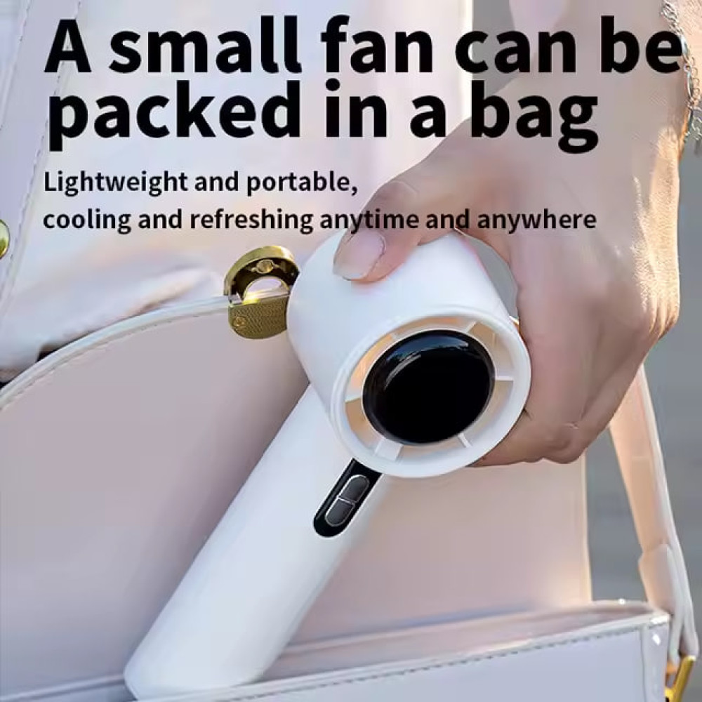 Вентилятор 638 з цифровим дисплеєм 1800mAh (з вбуд. акум.) (16,5см)