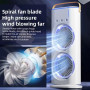 Вентилятор Double Spray Fan LED з контейнером для льоду від USB (37,5см)