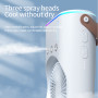 Вентилятор Double Spray Fan LED з контейнером для льоду від USB (37,5см)