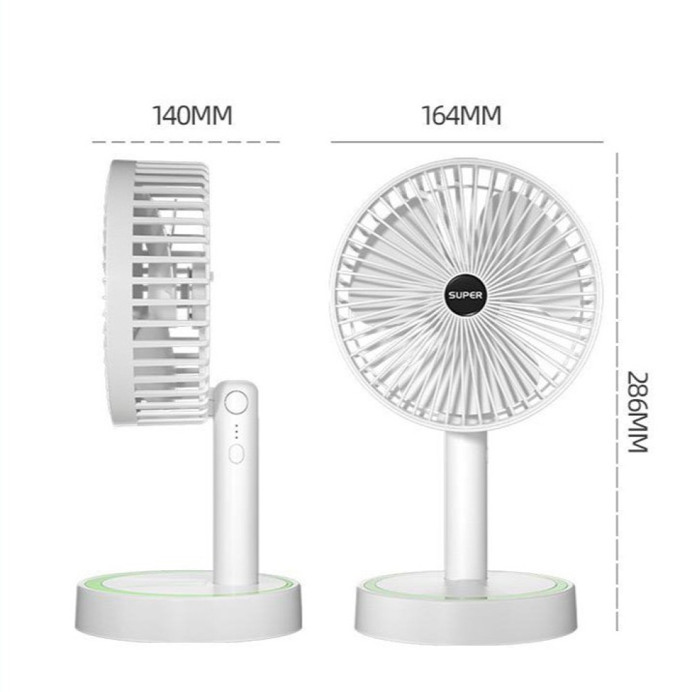 Вентилятор KS-2103 настільний 2in1 Multifunctional (з вбуд. акум.) (28,6см)