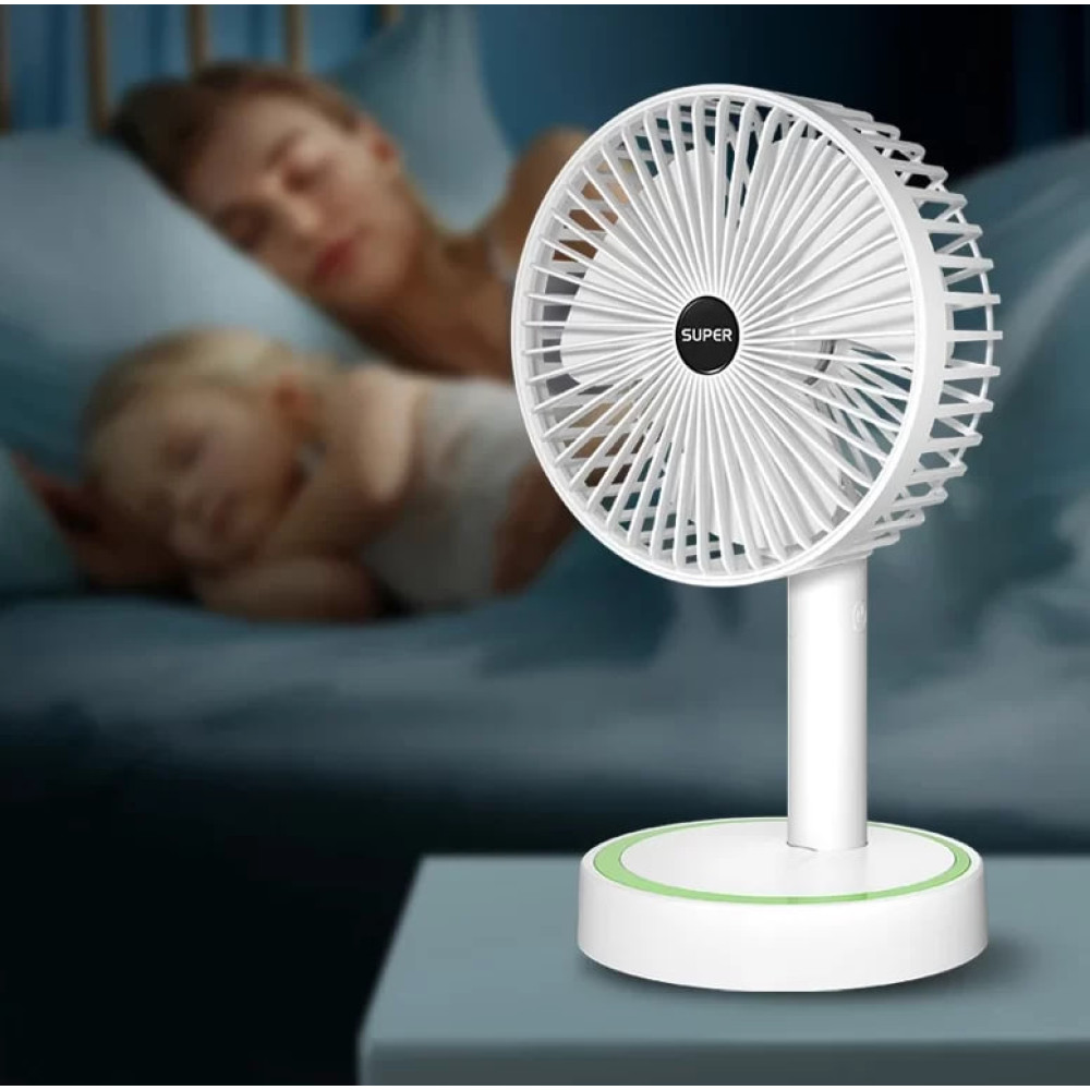 Вентилятор KS-2103 настільний 2in1 Multifunctional (з вбуд. акум.) (28,6см)