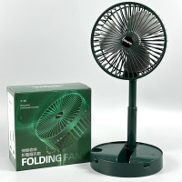 Вентилятор KS-2102 настільний складаний Glossy Telescopic Folding (з вбуд. акум.) (від 30 до 36сm) 