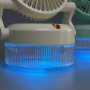 Вентилятор SGD-168 LED настільний з функцією охолодження повітря (з вбуд. акум.) (16,1см)
