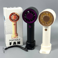 Вентилятор з підставкою під телефон (300mAh, 3 швидкості, Type-C) (з вбуд. акум.) (17,0см)