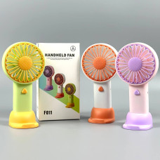 Вентилятор F011 з підставкою під телефон (з вбуд. акум.) (15сm)