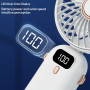 Вентилятор F015 складаний 3in1 Led display (з вбуд. акум.) (19,5см)