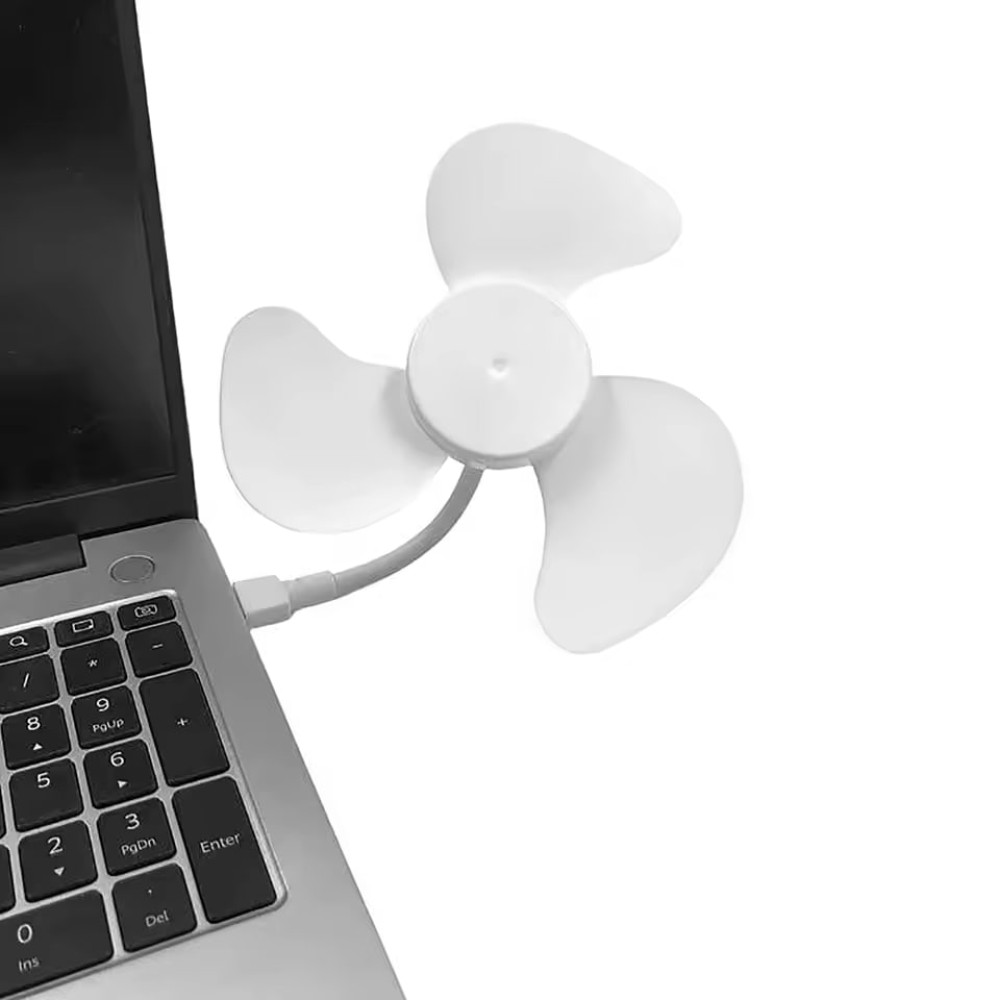 Вентилятор F017 Mini гнучкий від USB (18,0см)