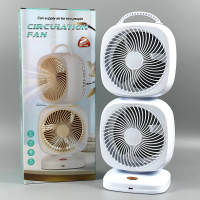 Вентилятор XHS-02 Square Fan–Dual подвійний 4000mAh (з вбуд. акум.) (37сm)