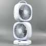 Вентилятор XHS-02 Square Fan–Dual подвійний 4000mAh (з вбуд. акум.) (37,0см)