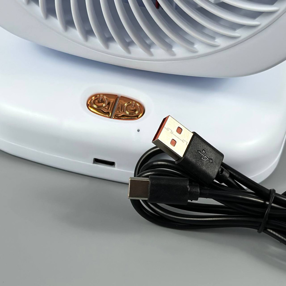 Вентилятор XHS-02 Square Fan–Dual подвійний 4000mAh (з вбуд. акум.) (37,0см)