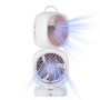 Вентилятор XHS-02 Square Fan–Dual подвійний 4000mAh (з вбуд. акум.) (37,0см)