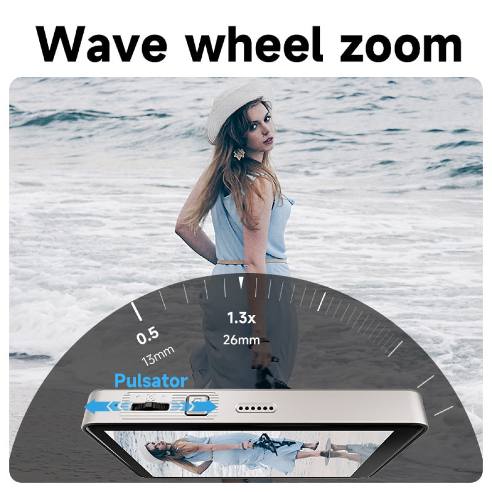 Магнітний екран для селфі задньої камери A4 Vlog Selfie Monitor 3.97inch Screen 1500mAh, WiFi 2.4G