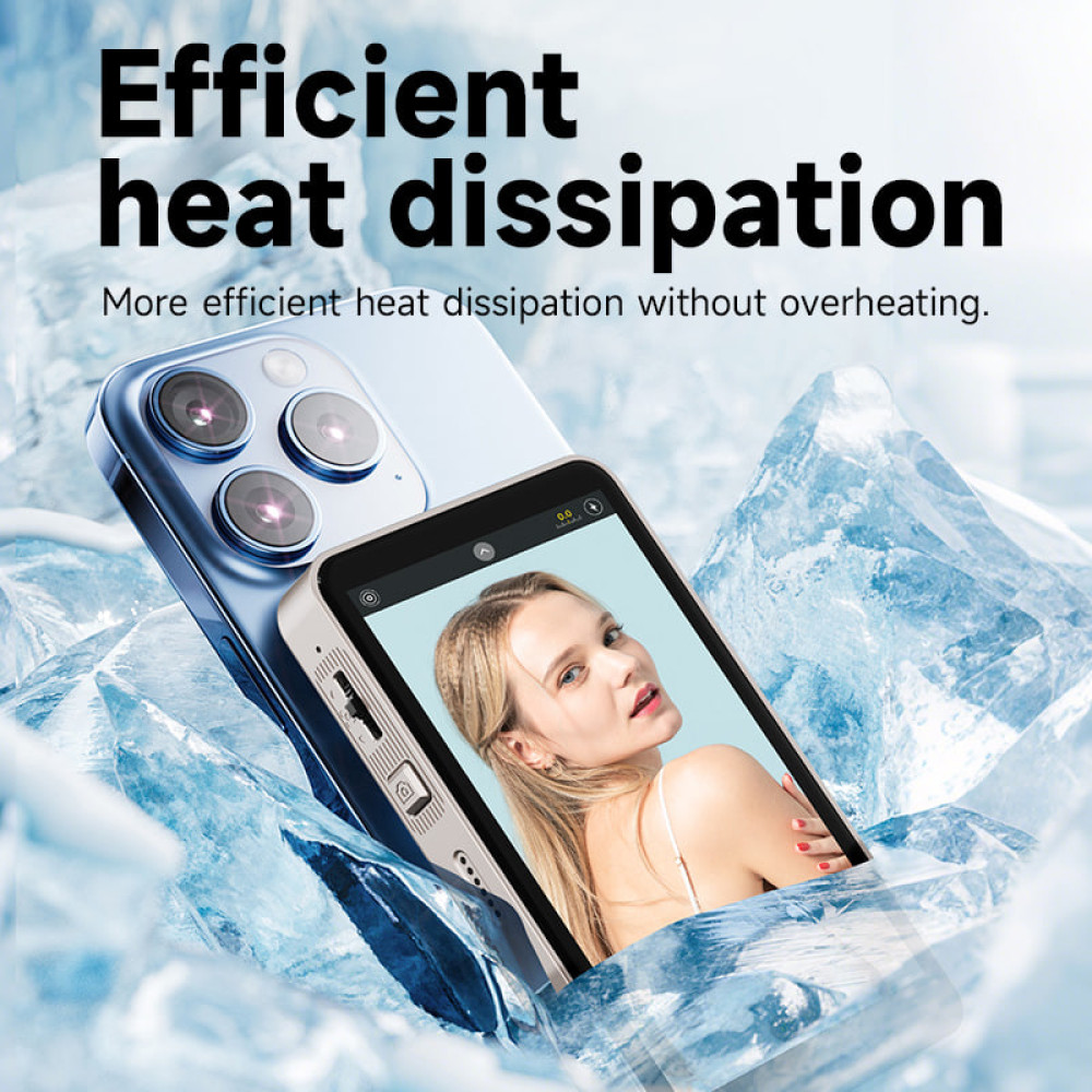 Магнітний екран для селфі задньої камери A4 Vlog Selfie Monitor 3.97inch Screen 1500mAh, WiFi 2.4G