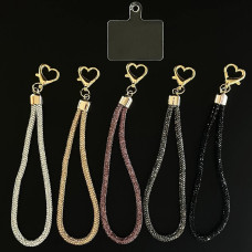 Ремінець-браслет зі стразами Heart Shine для телефону