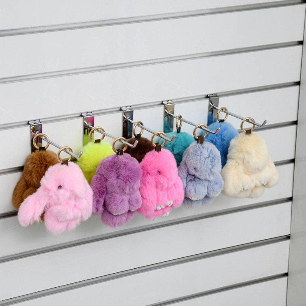 Гачок одинарний хромований на економпанель 140мм (d=4мм)