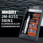 Викрутка з набором магнітних біт JAKEMY JM-8151 38in1 (в кейсі)