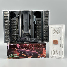 Акумуляторна викрутка з набором магнітних біт JAKEMY JM-8193 180in1 (в кейсі)