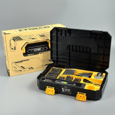 Набір інструментів JAKEMY JM-8198 135in1 (акумуляторна викрутка з набором біт в кейсі)