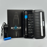Акумуляторна викрутка з набором магнітних біт JAKEMY JM-Y03 Plus 41in1 Dual Dynamics (в кейсі)