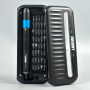 Акумуляторна викрутка з набором магнітних біт JAKEMY JM-Y03 Plus 41in1 Dual Dynamics (в кейсі)