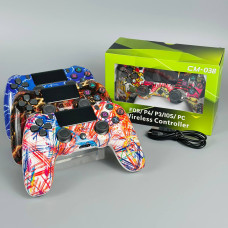 Бездротовий геймпад CM-038 Colored 600mAh (P4. P3. PC, Android, iOS)