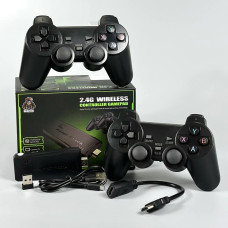 Портативна ігрова консоль Game Stick Lite 64Gb 4k TV + 2 бездротові джойстики