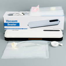 Вакууматор Vacuum Sealer ZKFK-005 90W для сухого і вологого пакування (10 пакетів) (з вбуд. акум.)