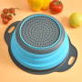 Друшлаг складний силіконовий JM-611 2 в1 Collapsible filter baskets