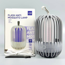 Лампа-пастка від комах Flash Anti Mini 2в1 800mAh (світильник, УФ-лампа) (з вбуд. акум.) (13,5см)