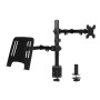Кронштейн настільний M074-K для монітора до 32inch та ноутбука до 17inch (2 кріплення)