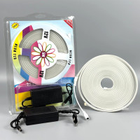 Світлодіодна стрічка (силіконова) LED NEON White (5m, 12V-220V)