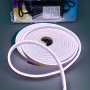 Світлодіодна стрічка (силіконова) LED NEON Біла 5м 12V-220V